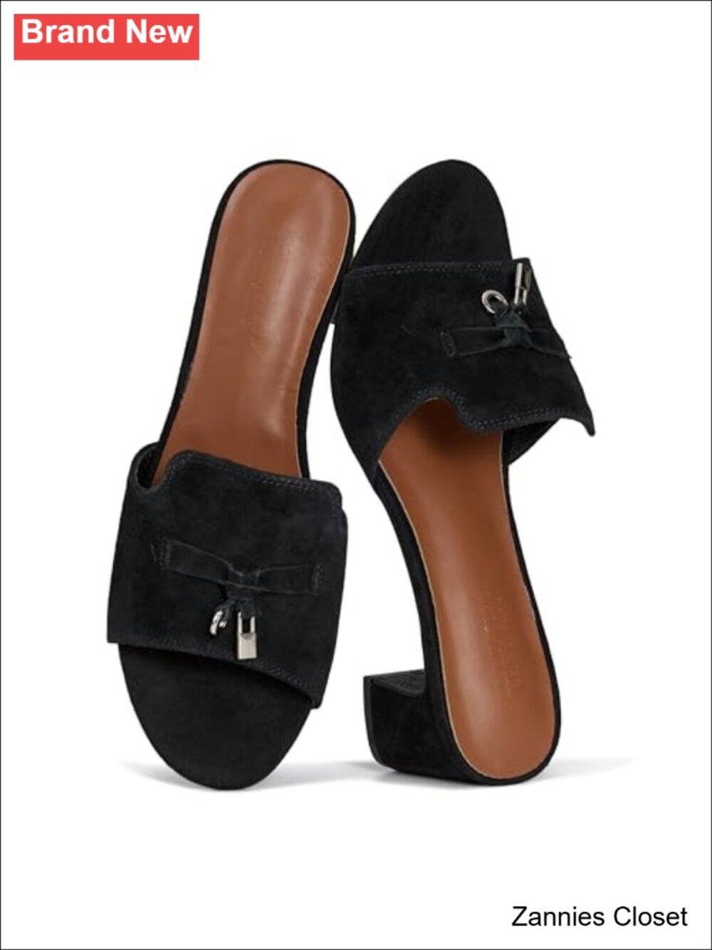 ✨Project Cloud Genuine Leather Block Heels Dressy Sandals Slides